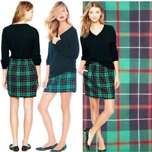 J Crew City Mini Dublin Tartan skirt